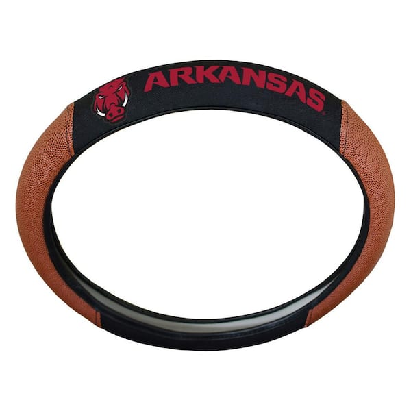FANMATS University of Arkansas Sports Grip Steering Wheel Cover