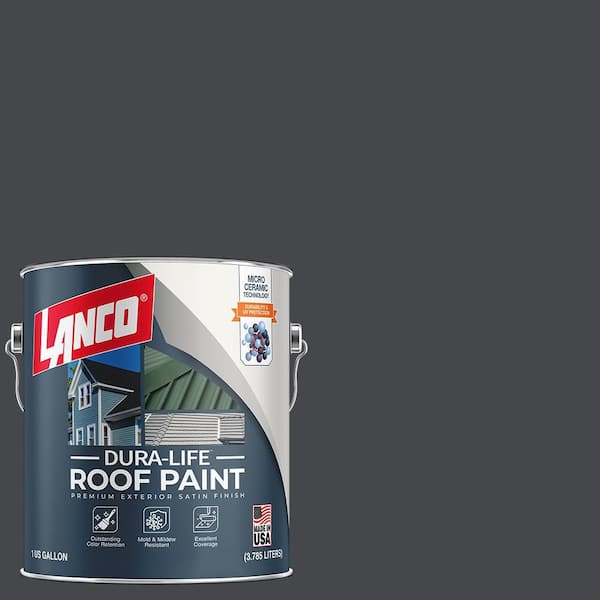 Dura Life 1 Gal. DL4223 Midnight Slate Satin Exterior Roof Paint