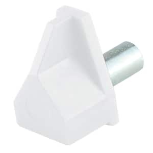 5 mm White Nylon Shelf Support (8 per Pack)