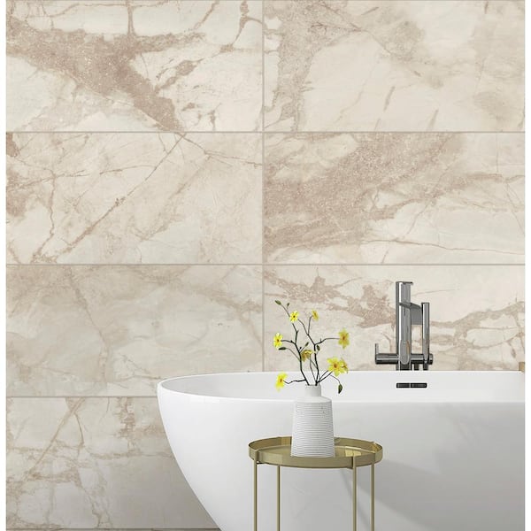Invisible Beige 15 in. x 30 in. Matte Porcelain Floor and Wall Tile (716.8 sq. ft. /Pallet)