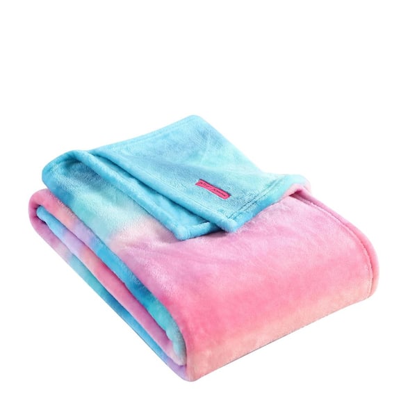 BETSEY JOHNSON Ombre Pink Ultra Soft Plush Microfiber King Blanket