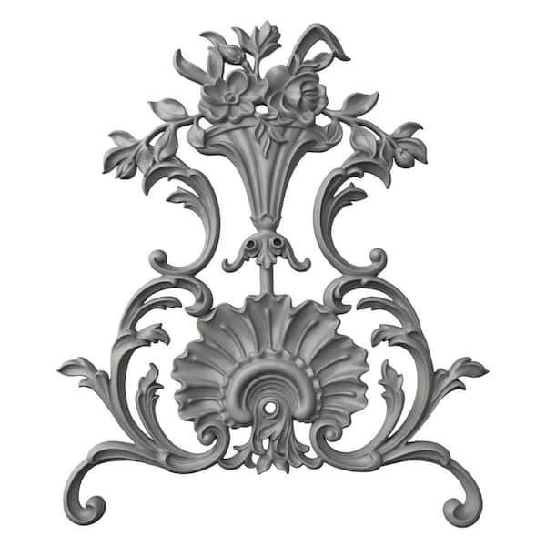 Ekena Millwork 1.63 in. x 28.5 in. x 23.625 in. Polyurethane Applique & Onlay Moulding