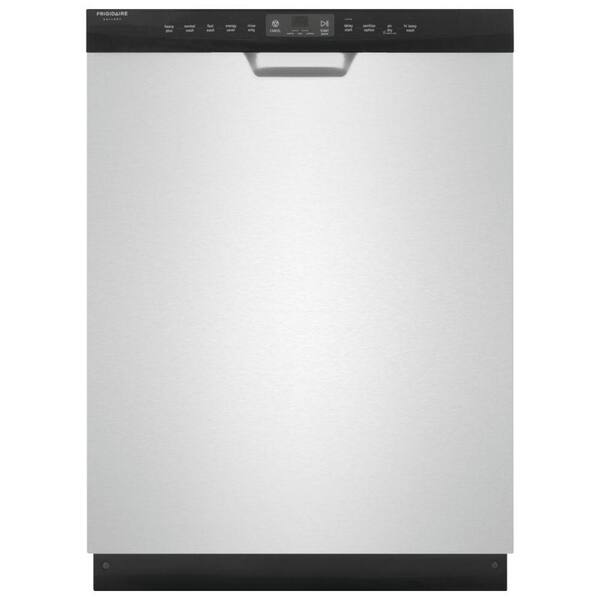 Frigidaire Front Control Dishwasher in Stainless Steel with Stainless Steel Tub and BladeSpray