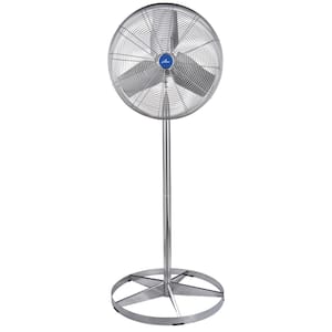 24 in. Pedestal Washdown Fan, 7200 CFM, 1/4 HP, Single Phase 115/230V