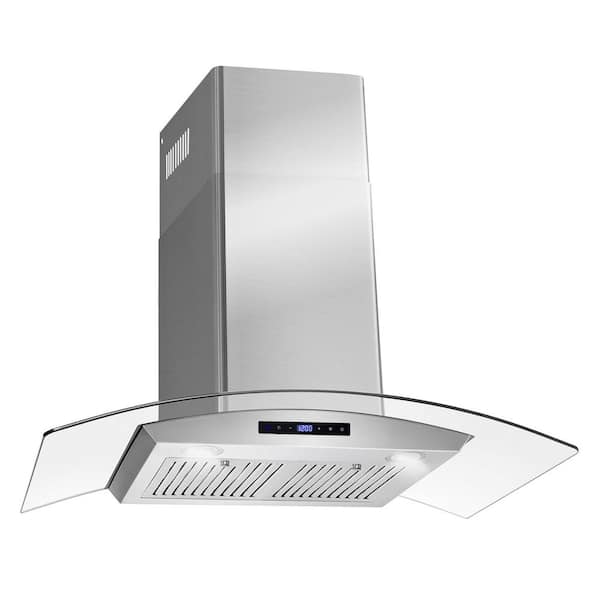 36 in. Vista Collection 380 CFM Ducted Wall Mount Range Hood, Touch Controls, LED Lights, Stainless Steel