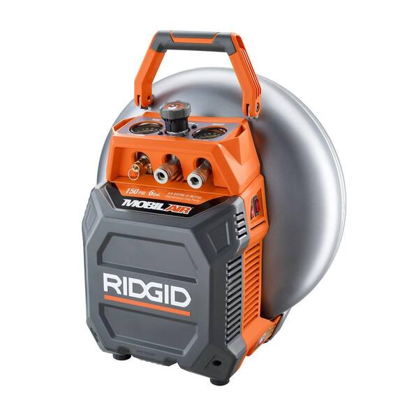 RIDGID 6 gal. Vertical Pancake Compressor