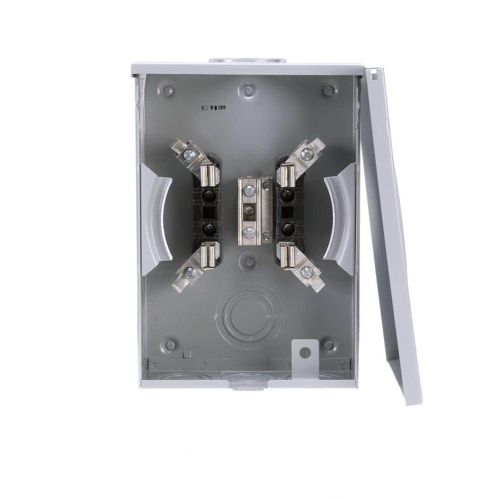 Siemens 135 Amp 4 Jaw Horn Bypass OH/UG Meter Socket with 7/8 in