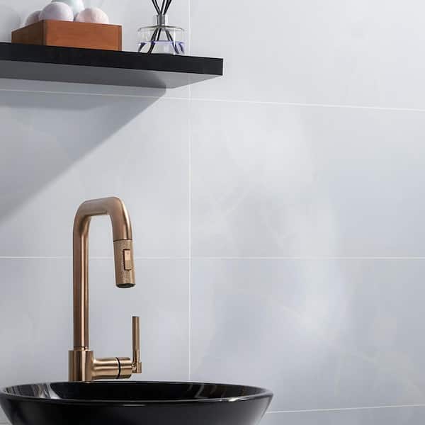 Ivy Hill Tile Saroshi Onyx Azul 11.81 in. x 23.62 in. Matte