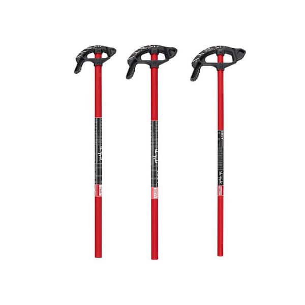 Milwaukee 1/2 in, 3/4 in., and 1 in. Iron Conduit Bender Head with Handle Set (3-Pack)