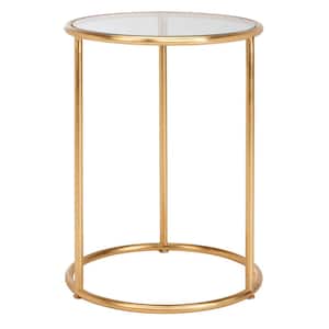 Shay Gold/Glass End Table