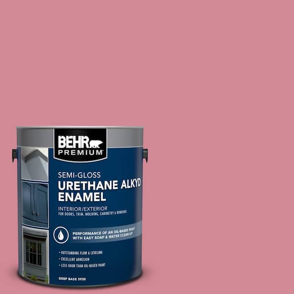 1 gal. #M140-4 Fruit Cocktail Urethane Alkyd Semi-Gloss Enamel Interior/Exterior Paint