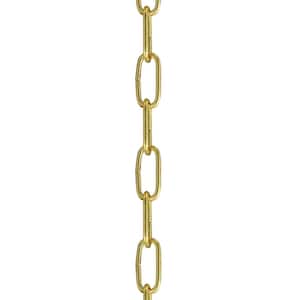 Polished Brass Standard Decorative Chain
