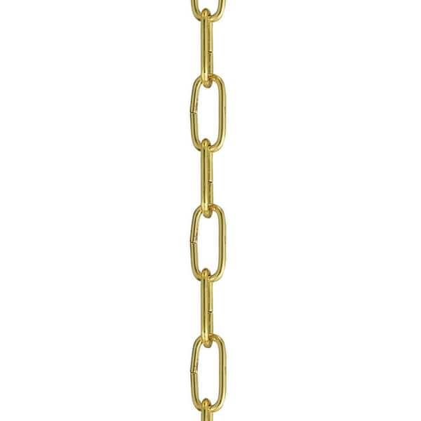 Commercial Electric 12 ft. Chrome Beaded Chain with Connector 82385 - The  Home Depot