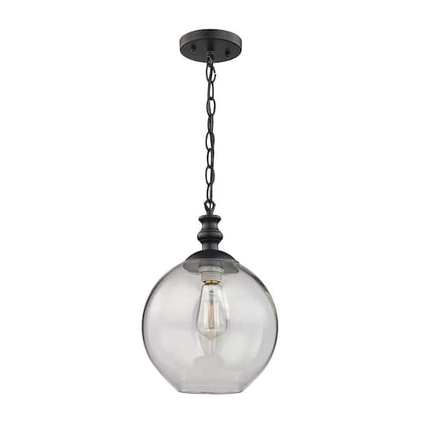 Titan Lighting Bergen 1-Light Oil-Rubbed Bronze Pendant