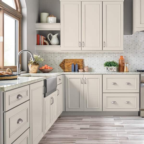 1 gal. #PPU5-10 Heavy Cream Satin Enamel Interior/Exterior Cabinet, Door & Trim Paint