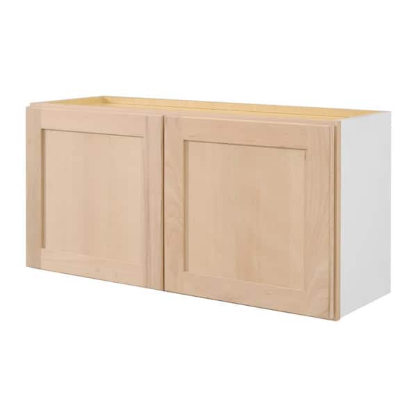 36 in. W x 12 in. D x 18 in. H Ready to Assemble Wall Bridge Kitchen Cabinet in Unfinished with CLICKREADY Technology