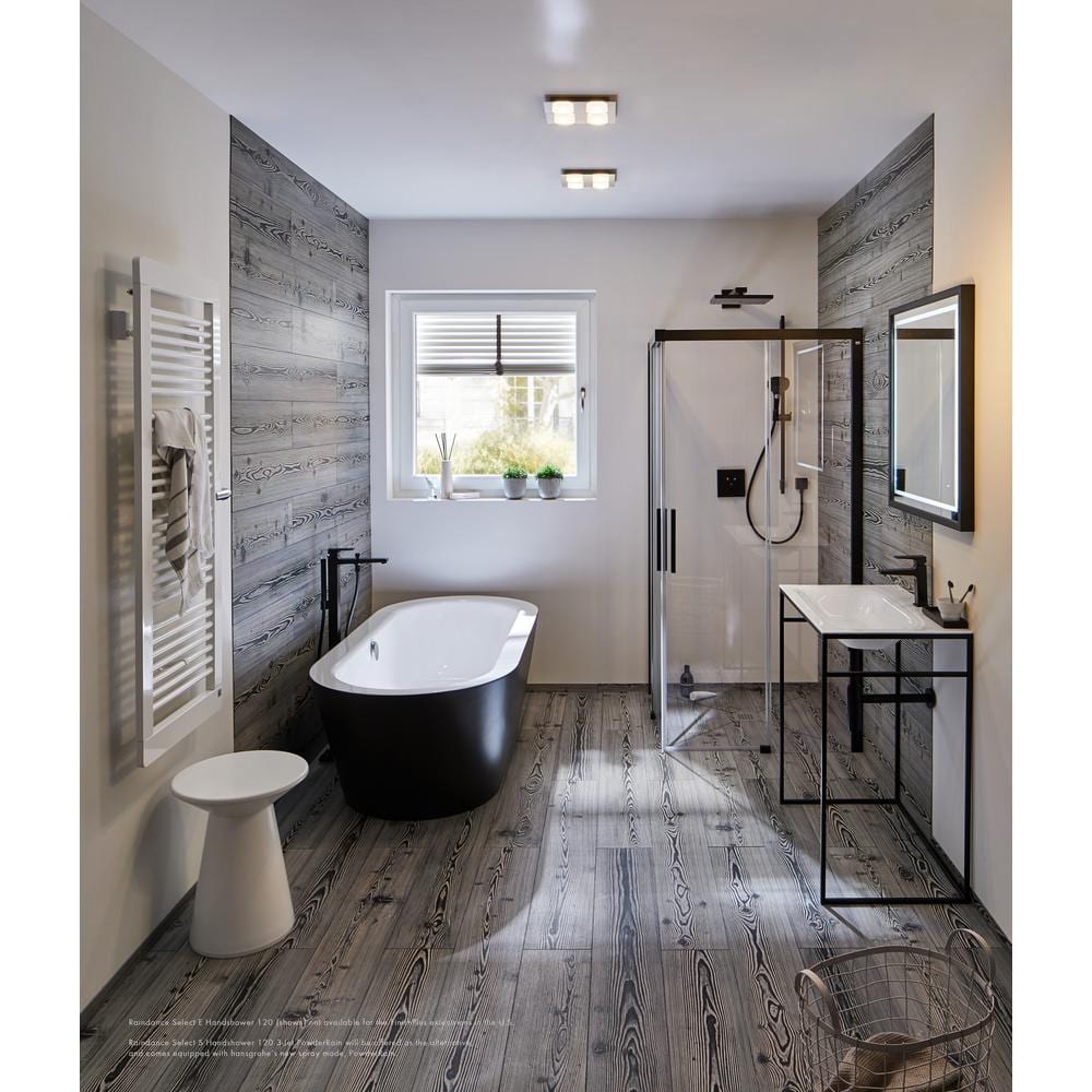 Matte Black Brass Wall Mount Shower Arm