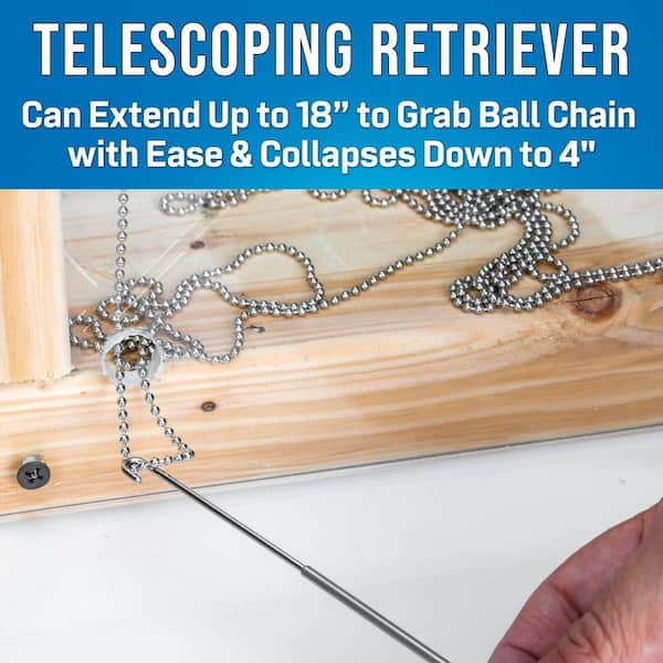 Wire Fishing and Retrieval Kit - Ball Chain Magnet Noodle