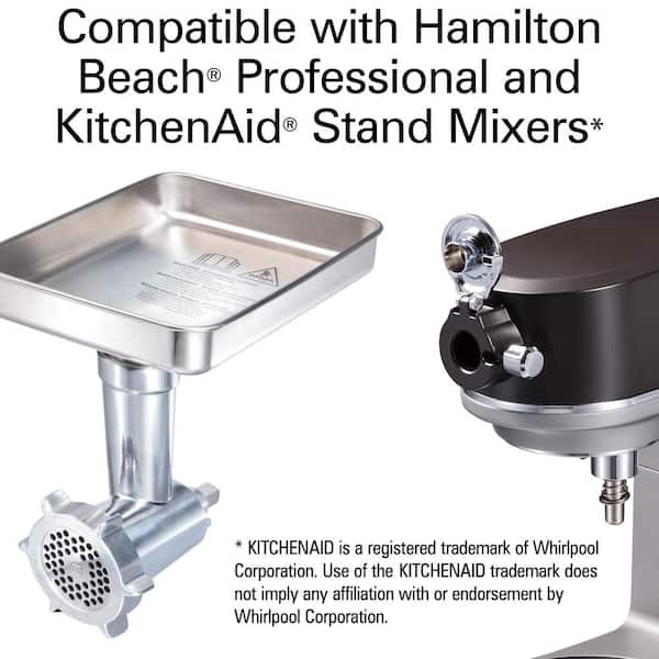 Hamilton Beach Professional 63247 Stand Mixer Specialty Attachment-Slicer and Shredder Set, Grey