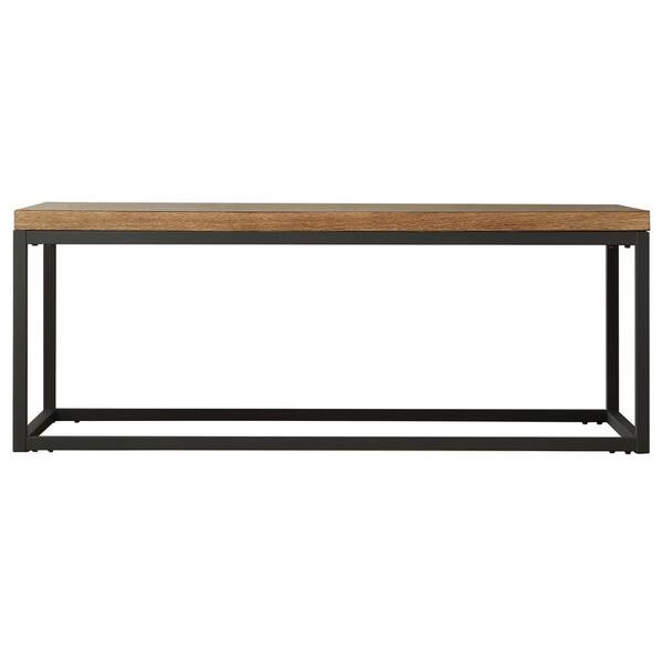 HomeSullivan Touchard 48 in. Brown Large Rectangle Wood Coffee Table