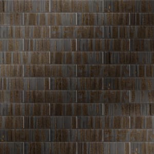 Joliet Prisma Dark Amber 3 in. x 12 in. Ceramic Wall Tile (10.92 sq. ft./Case)