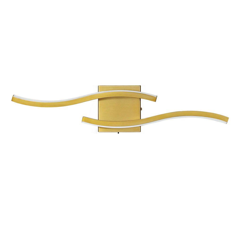 24 in. 2-Light Modern Light Fixture Gold LED Vanity Light Bar Dimmable Wall Sconce With 16W 5CCT Wall Sconce For Bedroom price history on PriceWatchPro