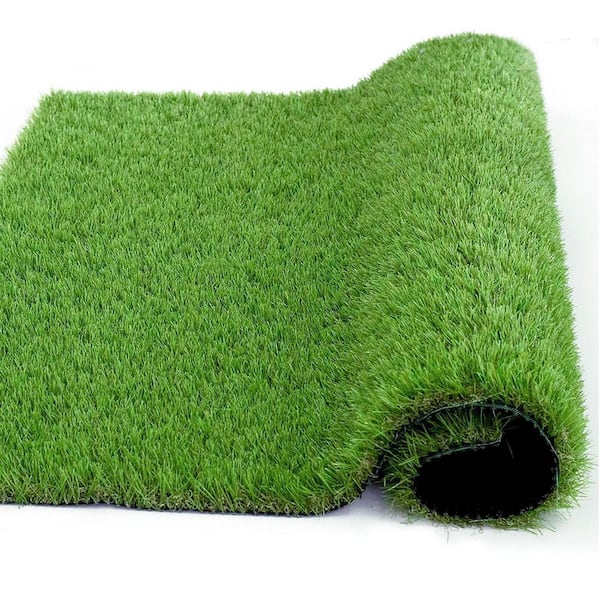Multipurpose 12 ft. x 100 ft. Green Artificial Grass Rug