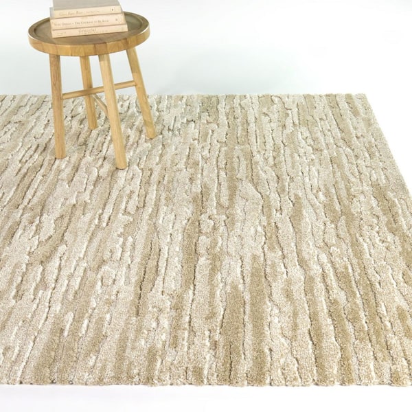 Andreas Beige 7 ft. 10 in. x 10 ft. Abstract Camo Area Rug