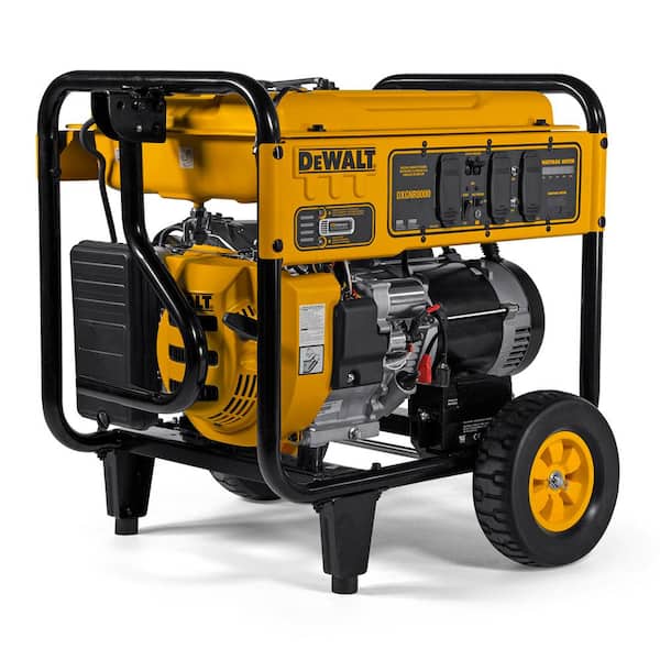 8000-Watt Electric Start Gas-Powered Portable Generator with Idle Control, GFCI Outlets and CO Protect