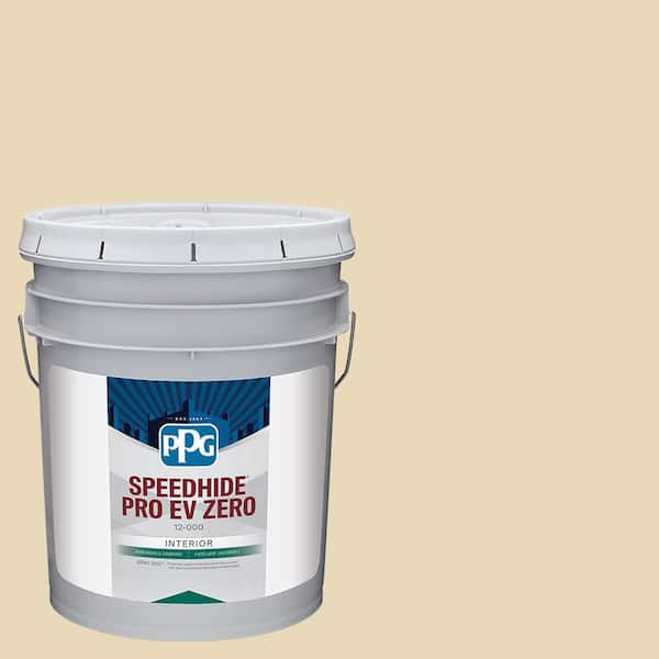 PPG Speedhide Pro EV Zero 5 gal. PPG12-28 At The Beach Semi-Gloss Interior Paint