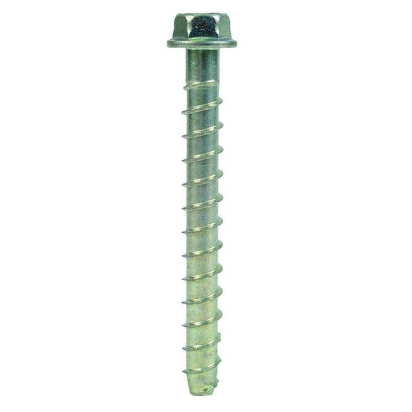 Simpson Strong-Tie Titen HD 3/8 in. x 4 in. Mechanically Galvanized Heavy-Duty Screw Anchor (50-Pack)