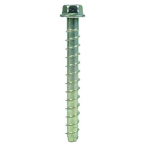 Simpson Strong Tie CSD25400 Simpson Strong-Tie Countersunk Head Zinc Plated Split Drive Anchor 1/4-inch by 4-inch 100 per Box 