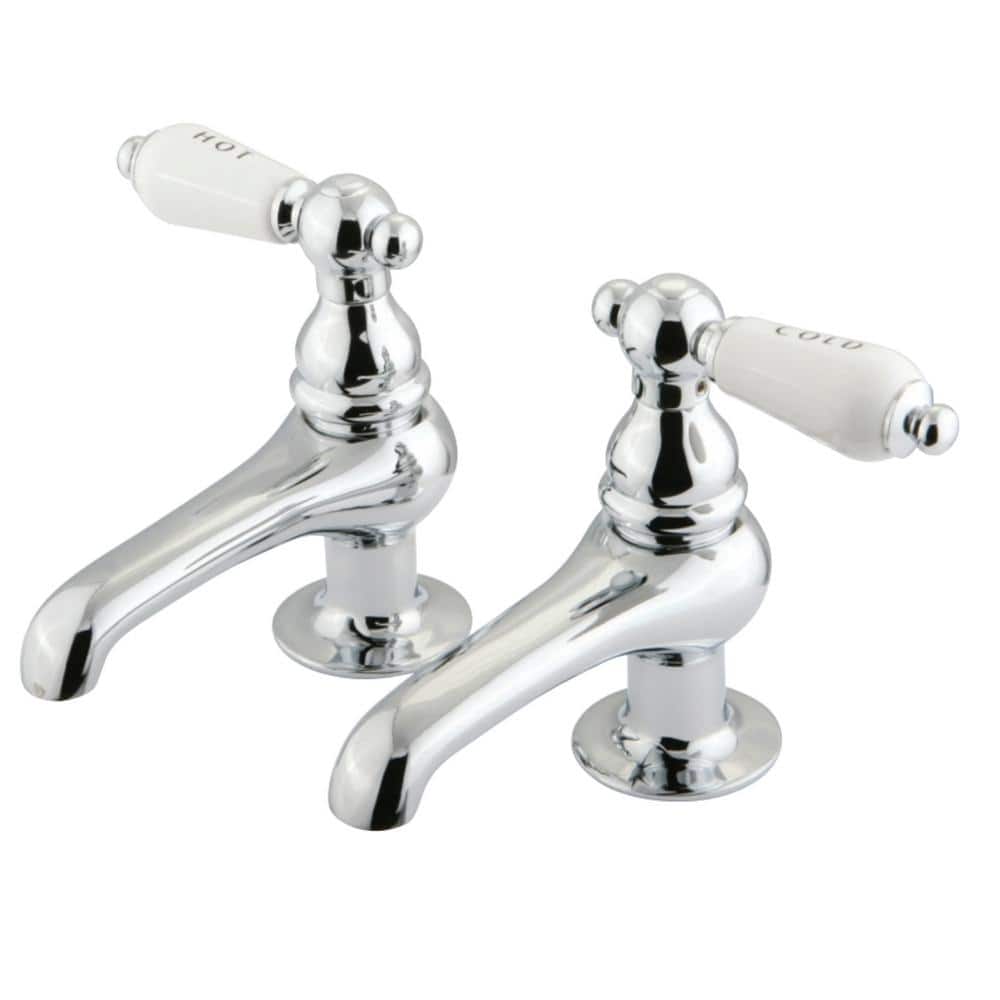 Kingston Brass Restoration OldFashion Basin Tap 4 in. Centerset 2