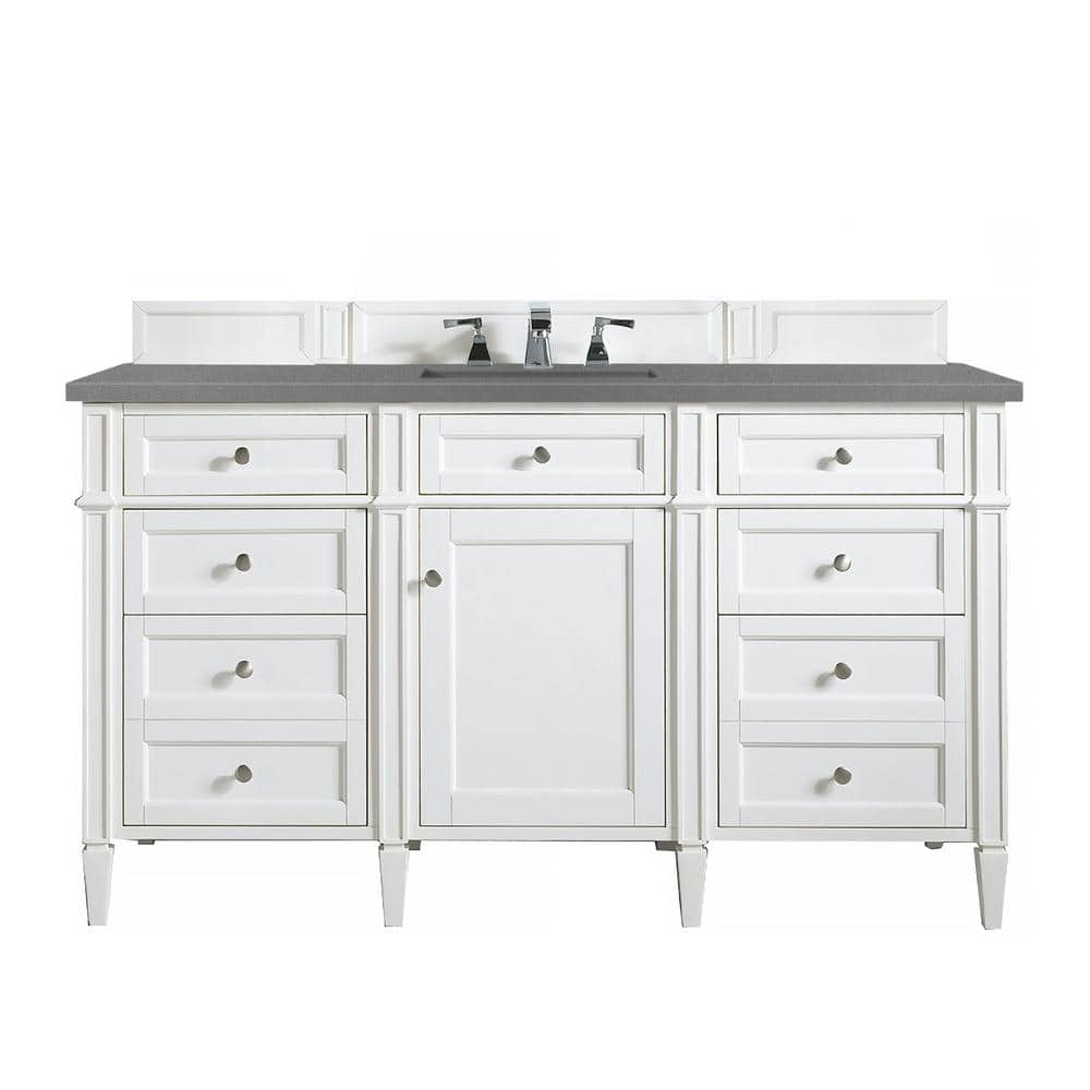 James Martin Vanities Brittany 60 in. W x 23.5 in.D x 34 in. H Single ...