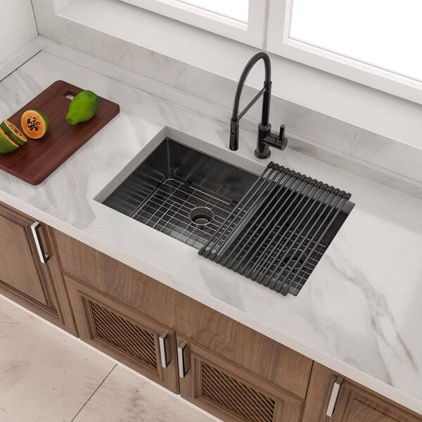 EPOWP 33 in. Undermount Double Bowl (60/40) 16-Gauge
