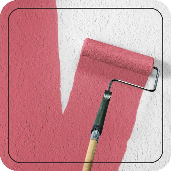 5 Gal. #P150-5A Strawberry Taffy Satin Enamel Exterior Stain-Blocking Paint and Primer