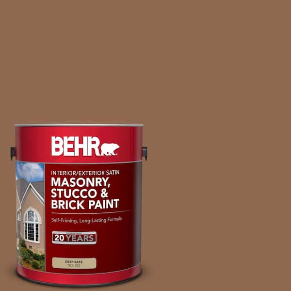 1 gal. #N250-6 Split Rail Satin Interior/Exterior Masonry, Stucco and Brick Paint