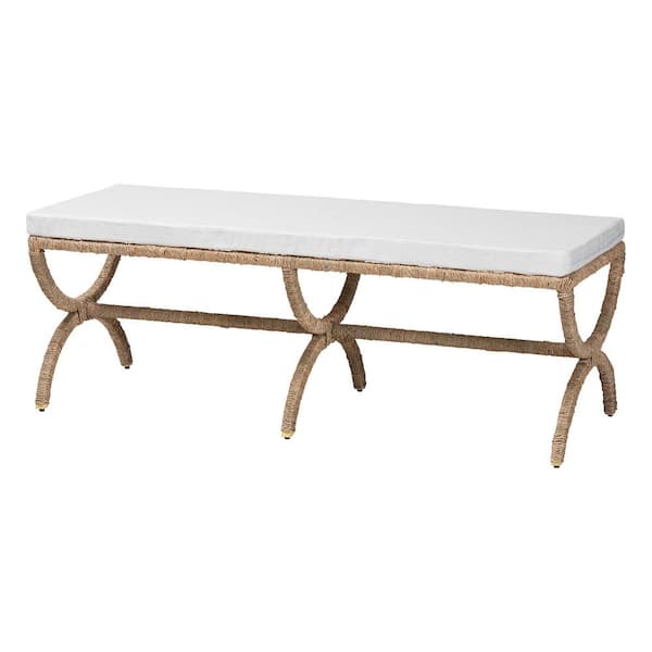 Seagrass Accent Bench