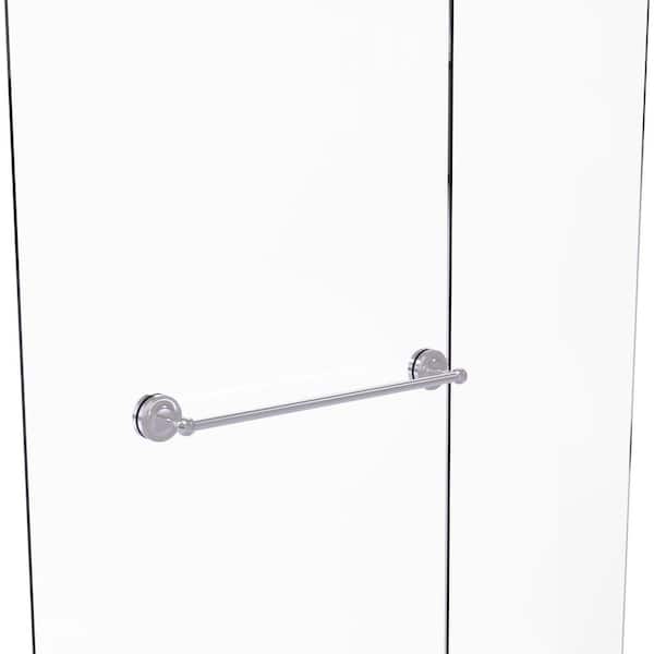Prestige Regal 24 in. Over-the-door Shower Door Towel Bar in Satin Chrome