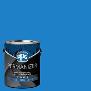 1 gal. PPG1241-6 Electric Blue Semi-Gloss Exterior Paint
