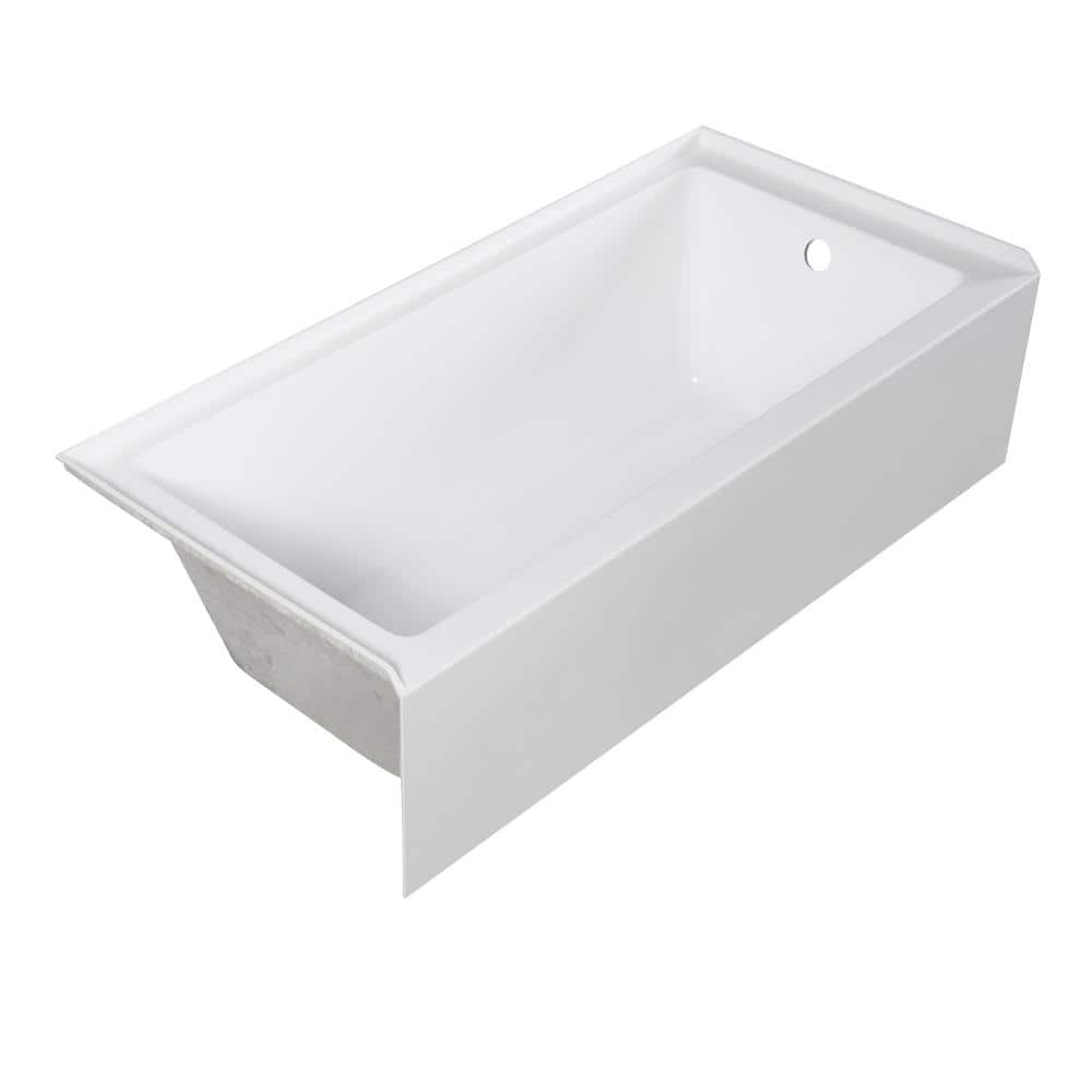 Ursula 60 in. x 32 in. Soaking Bathtub with Right-Hand Drain in White price history on PriceWatchPro