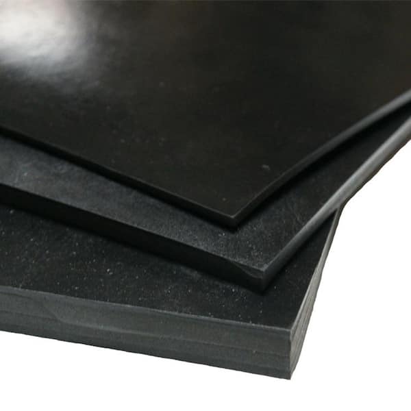 Rubber-Cal EPDM 1/16 in. x 36 in. x 48 in. Commercial Grade 60A Rubber  Sheet - Black 20-109-0062-36-048 - The Home Depot