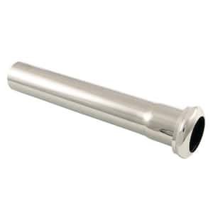 Century 1-1/4 in. Brass Slip Joint Extension Tube in Polished Nickel
