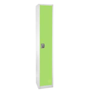 629-Series 72 in. H 1-Tier Steel Key Lock Storage Locker Free Standing Cabinets for Home, School, Gym in Green (4-Pack)