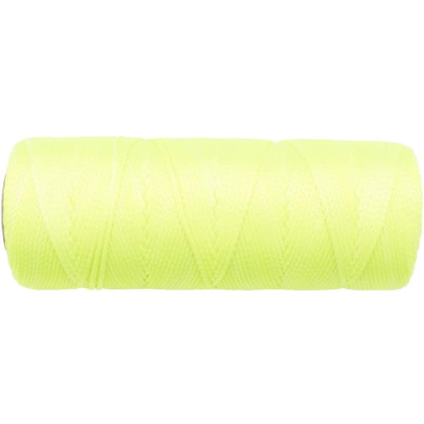 STRAIT-LINE 500 Fluorescent Green #18 Braided Nylon Twine - Gopher  Industrial - Gopher Industrial