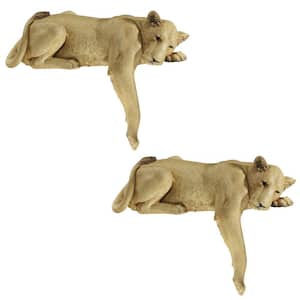Lioness of Namibia Statue Set (2-Piece)