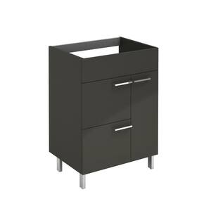 Elegance 23.6 in. W x 18.0 in. D x 32.5 in. H Bath Vanity Cabinet Only in Anthracite