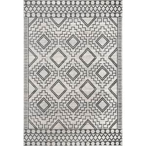 Cameron Gray 5 ft. x 8 ft. Moroccan Area Rug