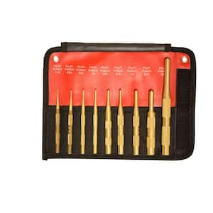 Brass Pilot Punch Set (9-Piece)