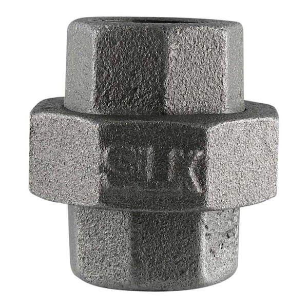 ST Union SR-3 ストック ブラック STZ 1/2 in. Black Iron Union 310 U-12 - The Home Depot